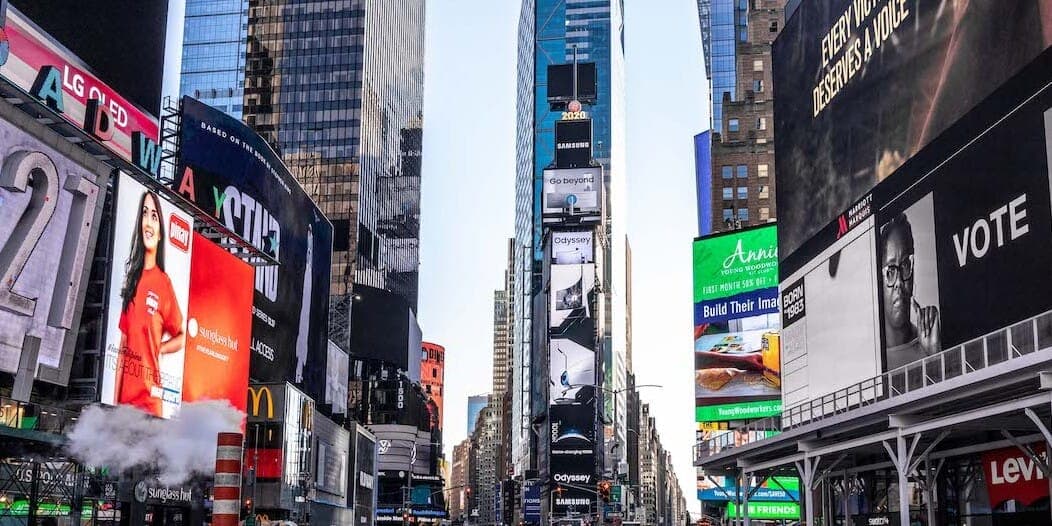 Digital urban screens and LED displays transforming cityscapes